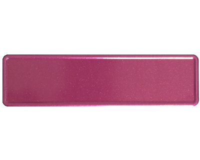 Nameplate pink flake 340 x 90 mm